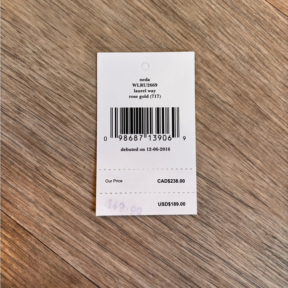 Kate Spade Neda Laurel Way Rose Gold Wallet - Picture 6 of 7